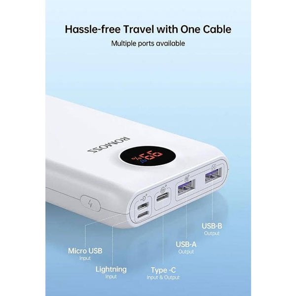 Romoss PHO10F 10000mAh 22.5W Fast Charging Power Bank - Image 3