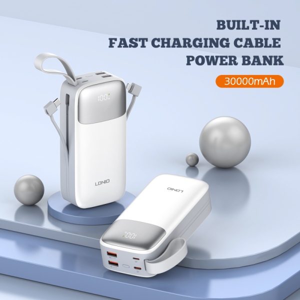 LDNIO PQ30 30000mAh 22.5W Fast Charging Power Bank
